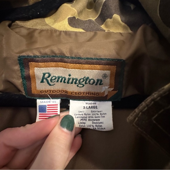 Vintage Remington Gore-Tex Camo Hunting Jacket XL - Picture 2 of 11